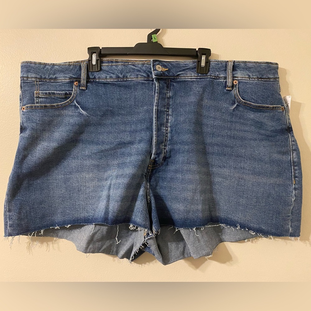 New NWT Old Navy Sky-Hi A-Line Denim Jean Shorts‎ Size 28 $35 Retail